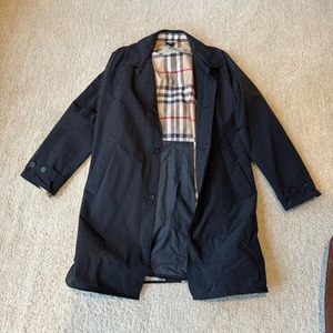 Men’s Burberry Lightweight Trench Overcoat rain repelling - Black XL